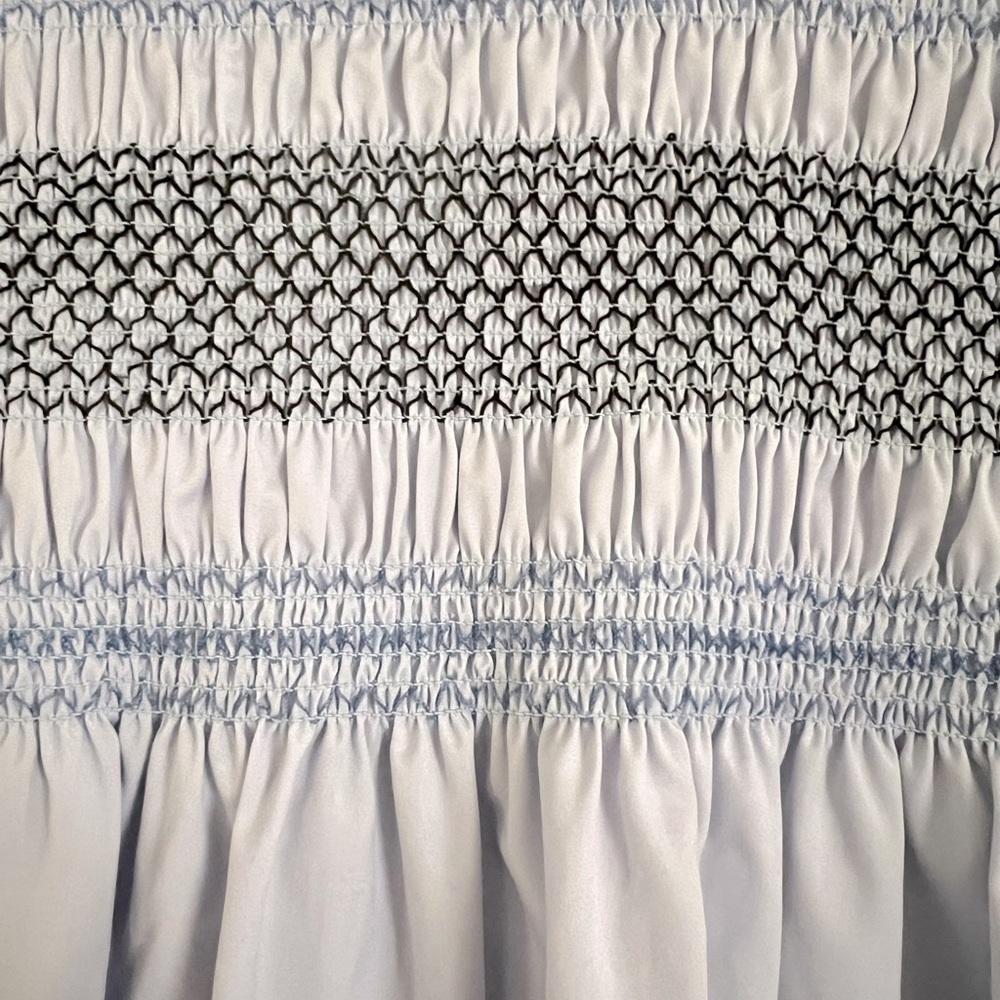 Jason Wu Blue Button Down With Shirred Detail - image 2